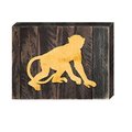 Clean Choice Vintage Monkey Art on Board Wall Decor CL1767631